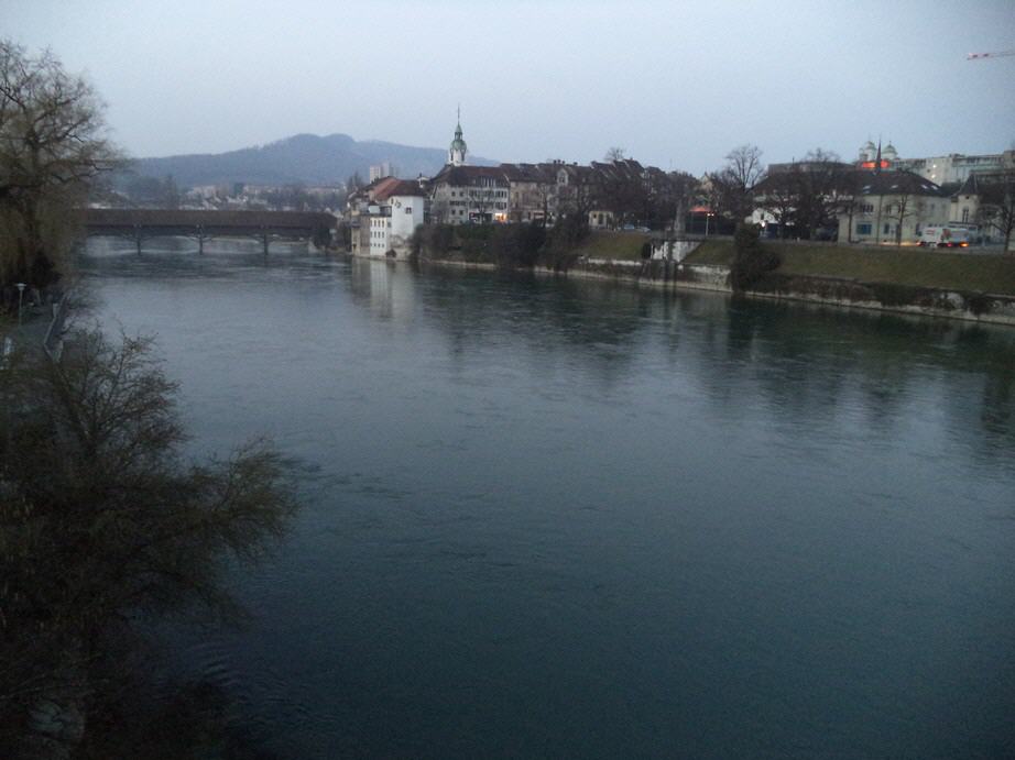 Aare river Olten - early morning