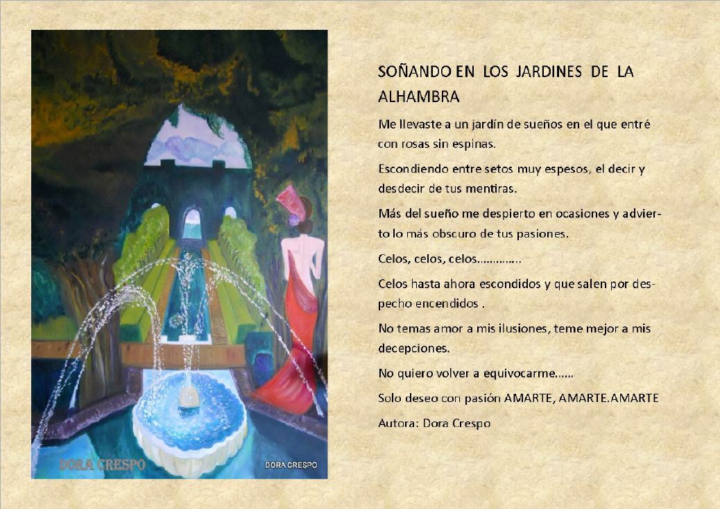 SOÑANDO EN LOS JARDINES DE LA ALHAMBRA